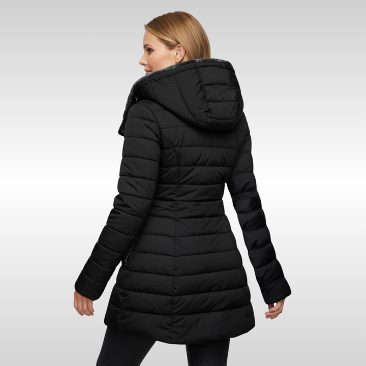 OLIVIA SOFT HOODED COAT | FLATTERING WARMTH FOR EVERY DAY