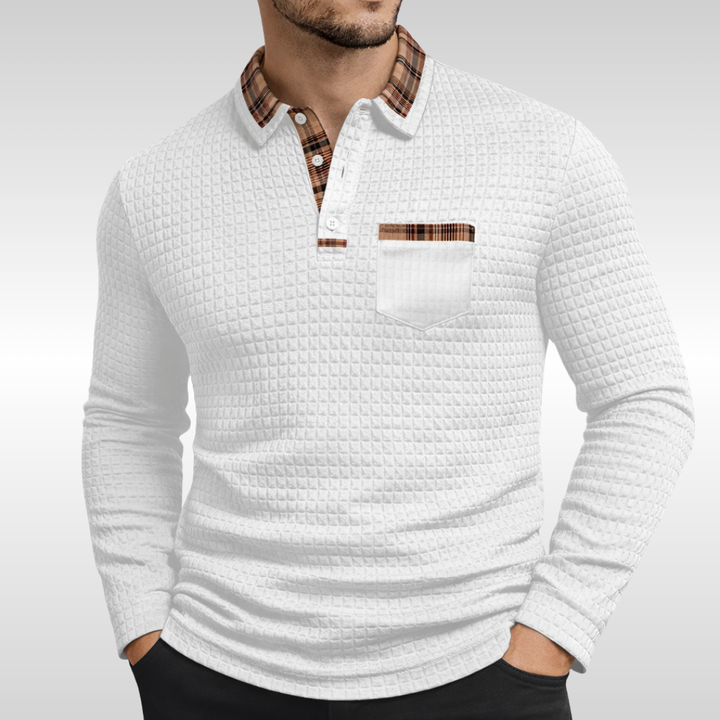 OWEN WAFFLE POLO SHIRT | SMART COMFORT FOR EVERYDAY WEAR