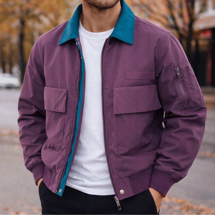 RHYS BOMBER JACKET | CITY-READY STYLE, EASY COMFORT
