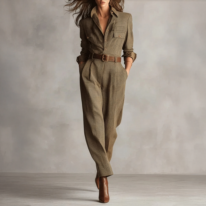 AVERY BELTED JUMPSUIT | A DEFINED WAIST AND CONFIDENCE IN ONE OUTFIT