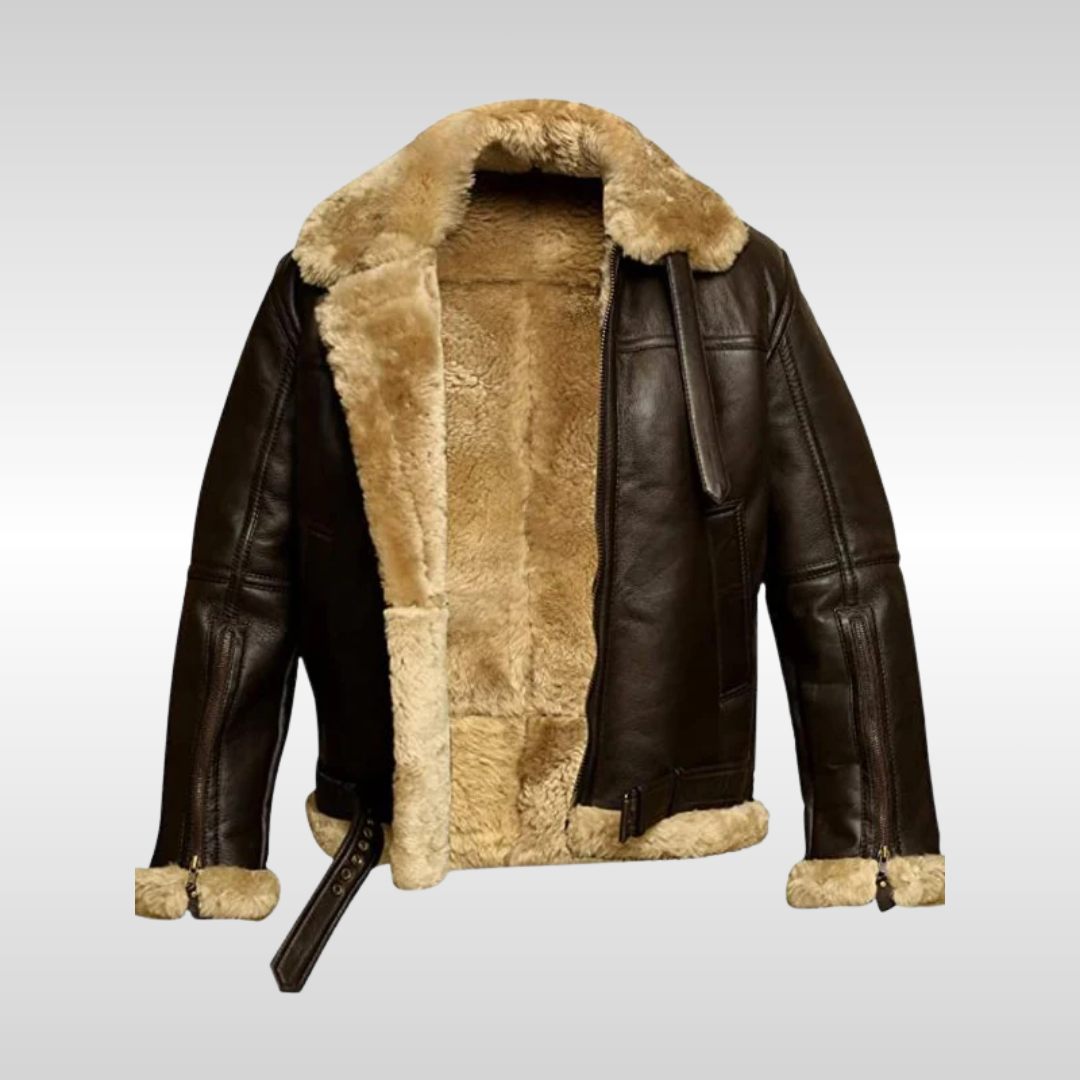 TOM RAF SHEARLING JACKET | BUILT FOR WARMTH