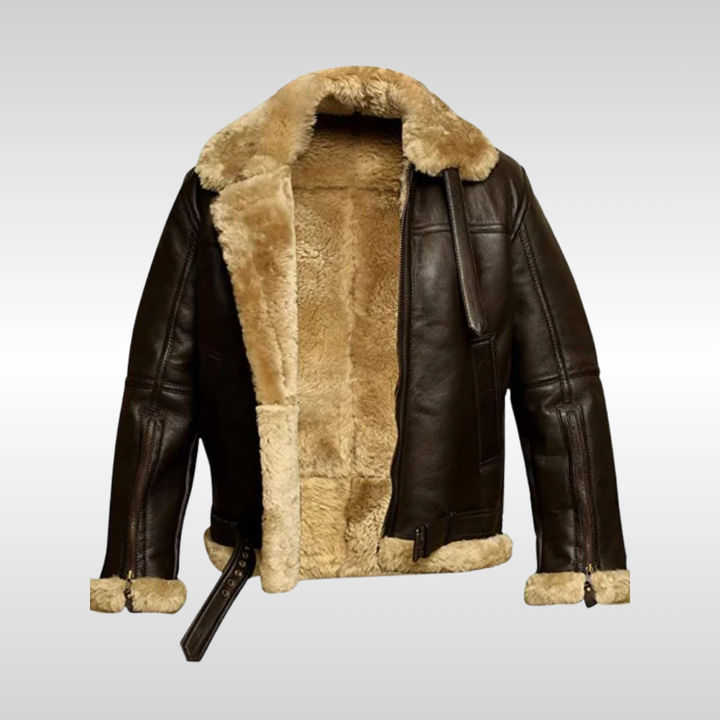 TOM RAF SHEARLING JACKET | BUILT FOR WARMTH