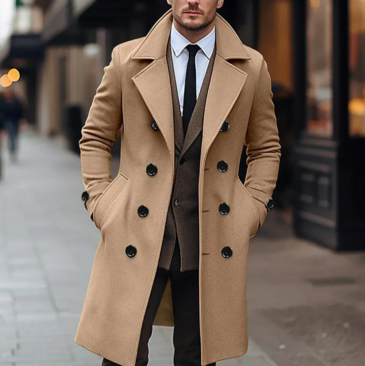 TAILORED REGULAR-FIT TRENCH COAT | LIGHTWEIGHT, LINED & WEATHER-READY