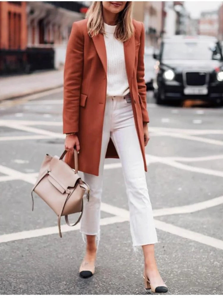 TAILORED LONG COAT | TIMELESS ELEGANCE WITH MODERN REFINEMENT