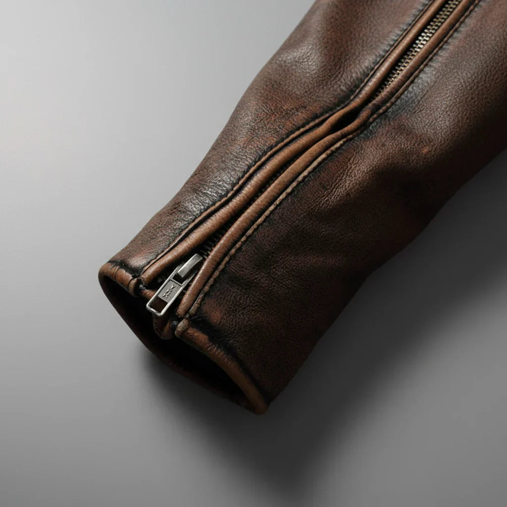 ASHER BIKER JACKET | VINTAGE FEEL WITH A MODERN EDGE