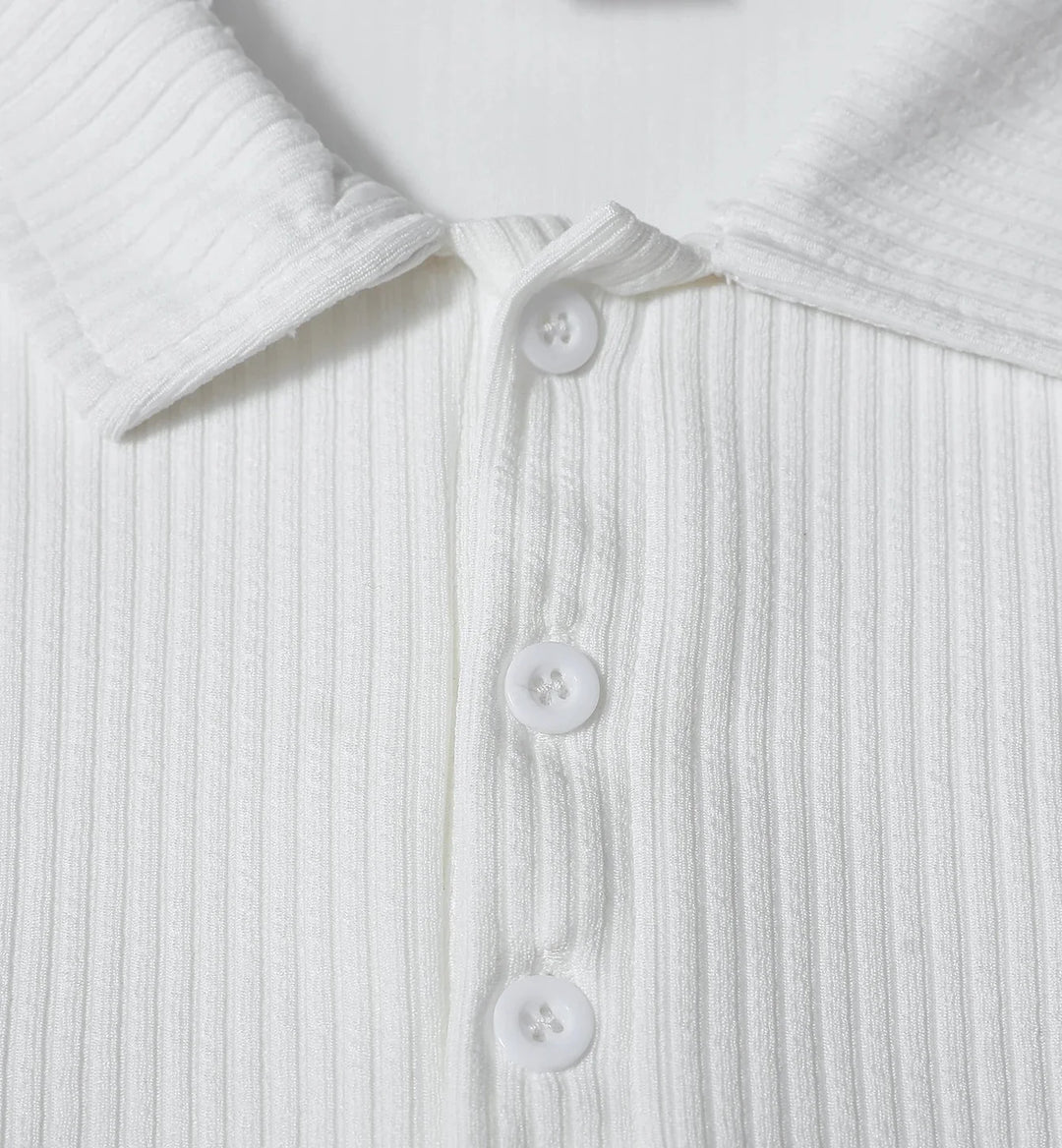 KYLE RIBBED POLO | REFINED COMFORT FOR EVERYDAY WEAR
