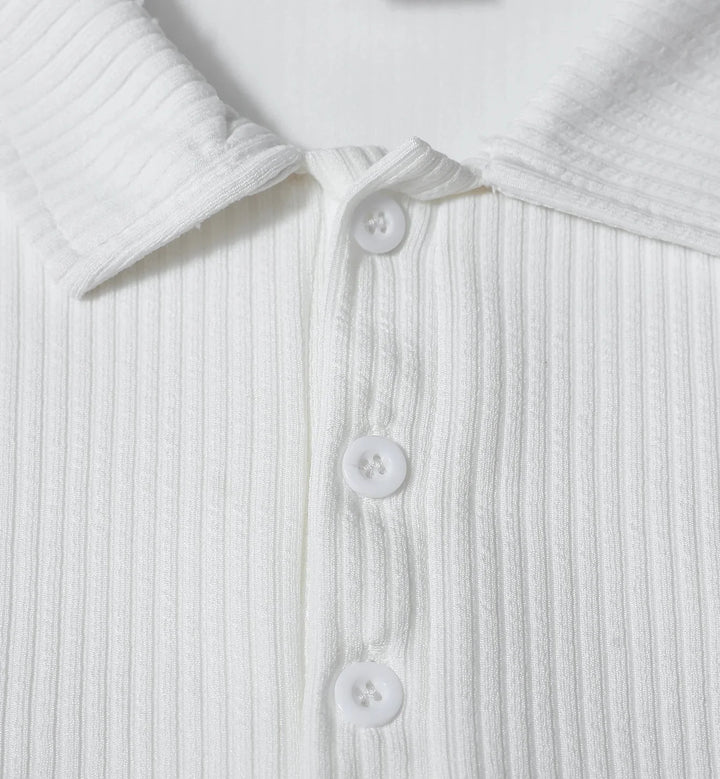 KYLE RIBBED POLO | REFINED COMFORT FOR EVERYDAY WEAR