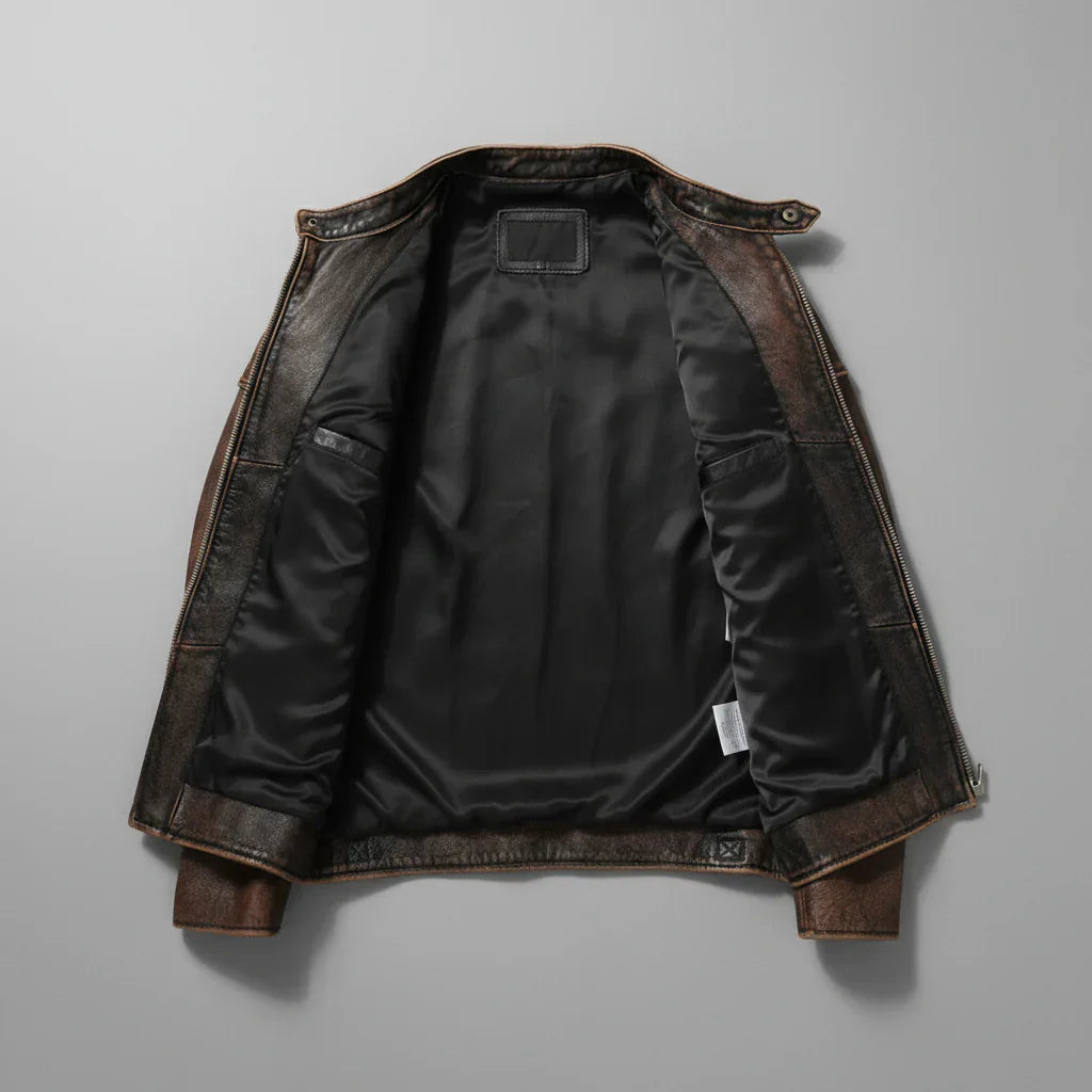 ASHER BIKER JACKET | VINTAGE FEEL WITH A MODERN EDGE