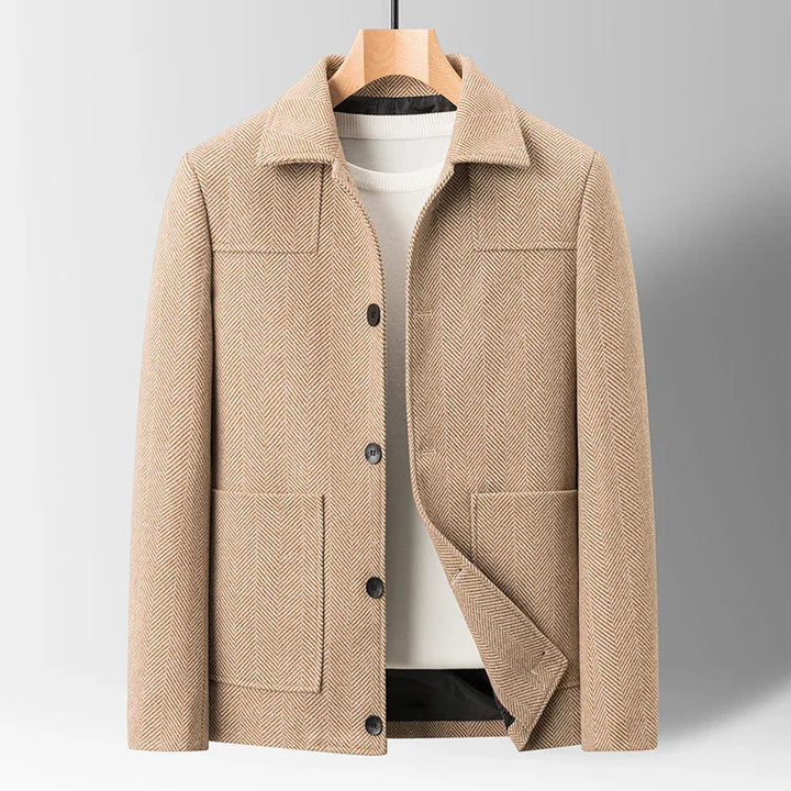 OSWALD CLASSIC HERRINGBONE JACKET | REFINED EVERYDAY STRUCTURE