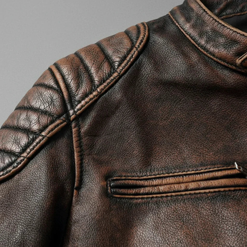 ASHER BIKER JACKET | VINTAGE FEEL WITH A MODERN EDGE