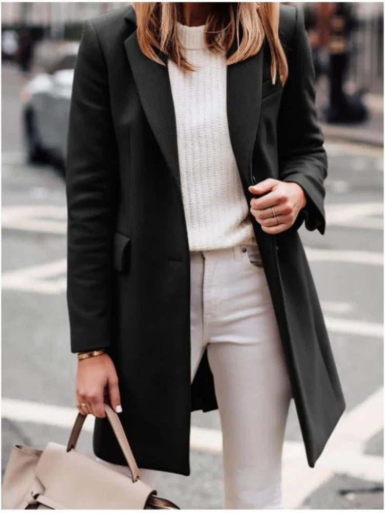 TAILORED LONG COAT | TIMELESS ELEGANCE WITH MODERN REFINEMENT