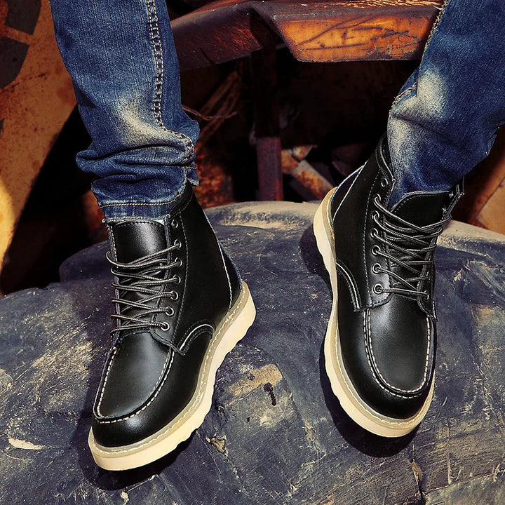 MASON LEATHER BOOTS | NATURAL STRENGTH, WARM COMFORT