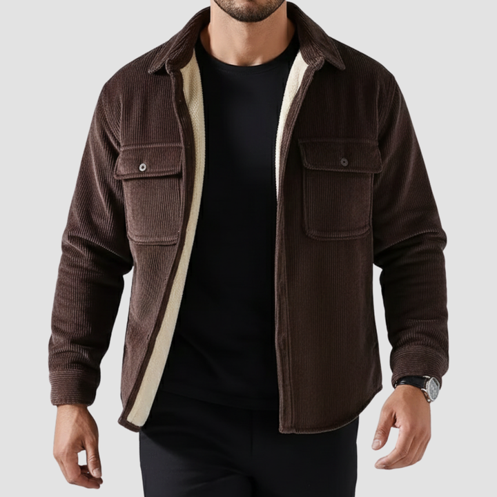 TATE CORDUROY OVERSHIRT | REFINED AND COLD-WEATHER READY