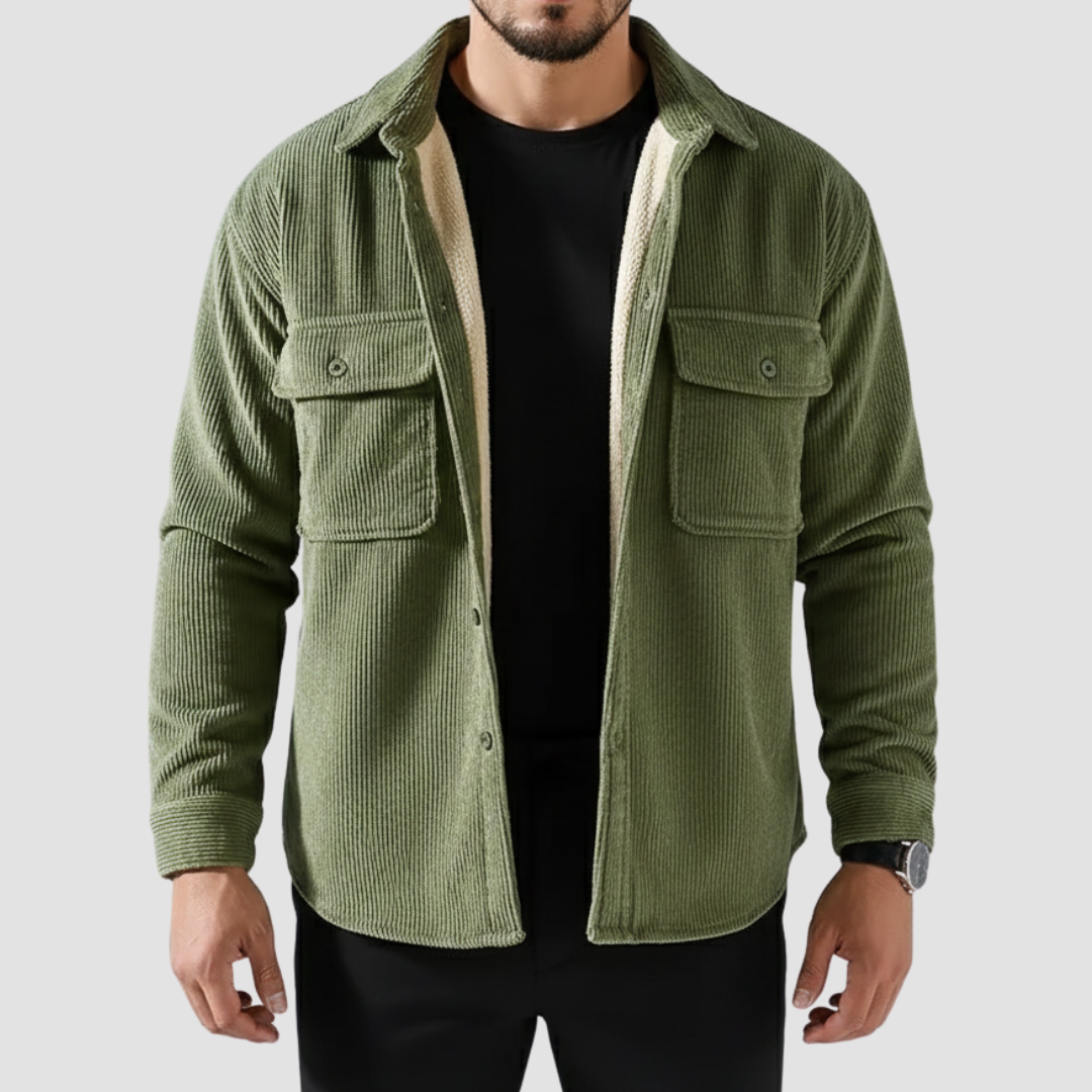 TATE CORDUROY OVERSHIRT | REFINED AND COLD-WEATHER READY