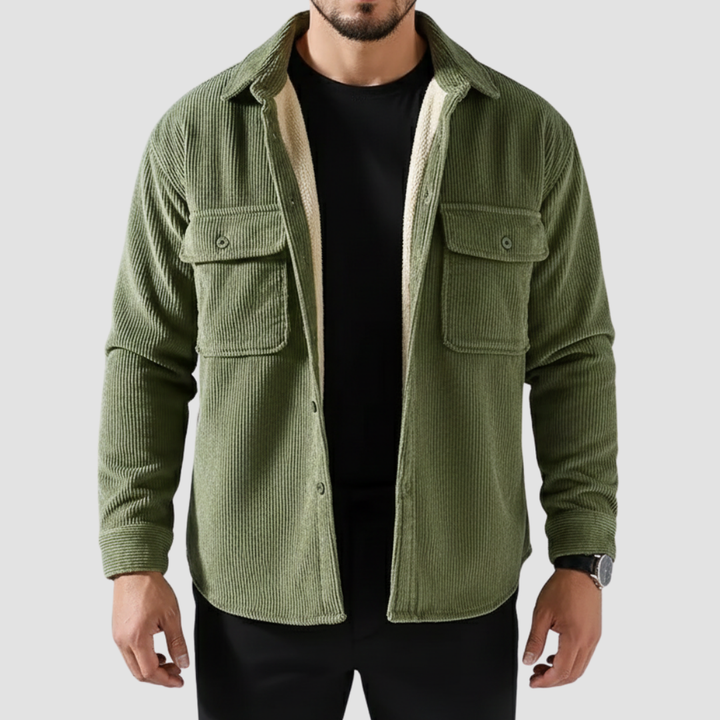 TATE CORDUROY OVERSHIRT | REFINED AND COLD-WEATHER READY