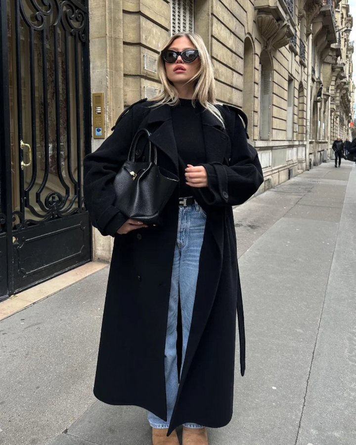 RELAXED-FIT WOOL-BLEND COAT | ELEGANT SIMPLICITY FOR EVERY OCCASION