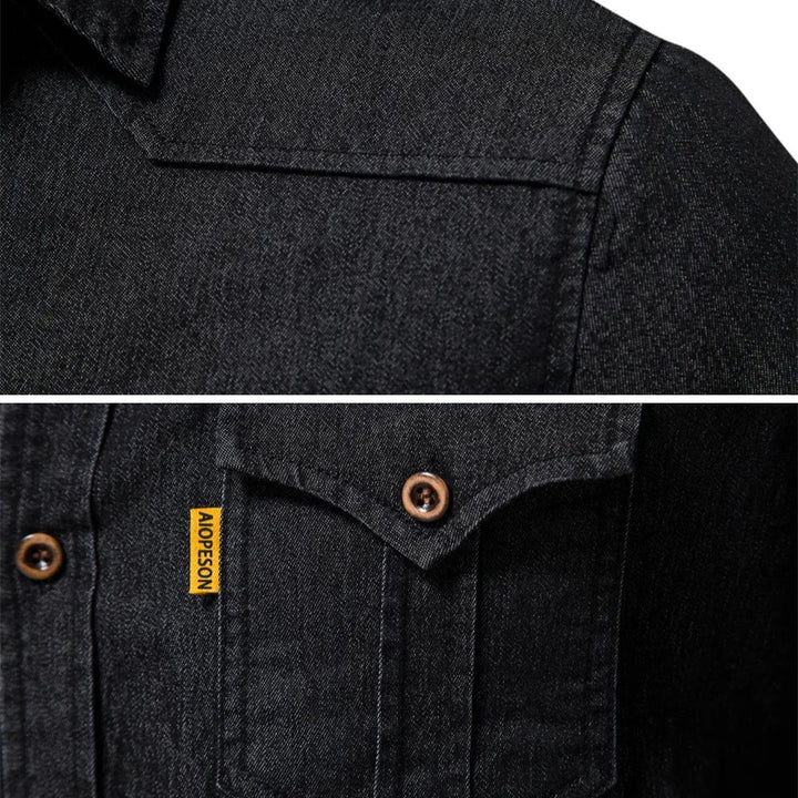 LEON COTTON DENIM SHIRT | A MODERN TAKE ON SMART CASUAL