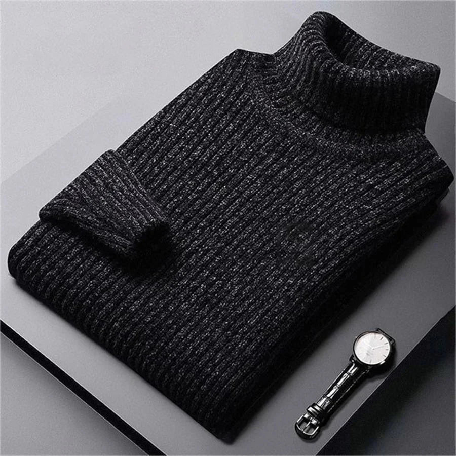 MICHAEL RIBBED TURTLENECK | WARM COMFORT, EFFORTLESS ELEGANCE