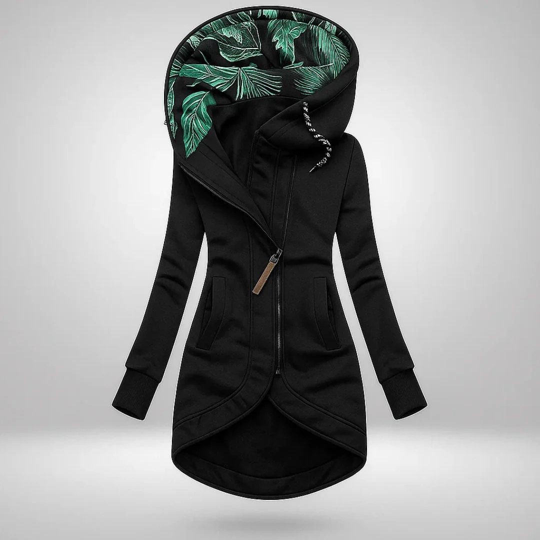 AURORA LONG HOODED COAT | WEATHER-RESISTANT WARMTH WITH STYLE
