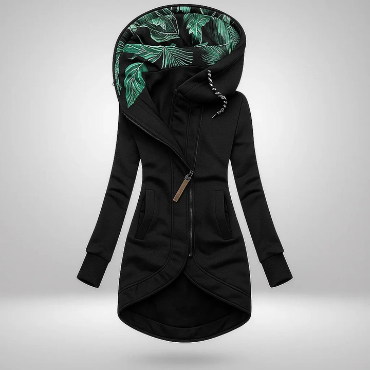 AURORA LONG HOODED COAT | WEATHER-RESISTANT WARMTH WITH STYLE