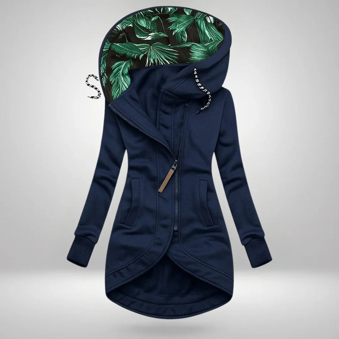 AURORA LONG HOODED COAT | WEATHER-RESISTANT WARMTH WITH STYLE