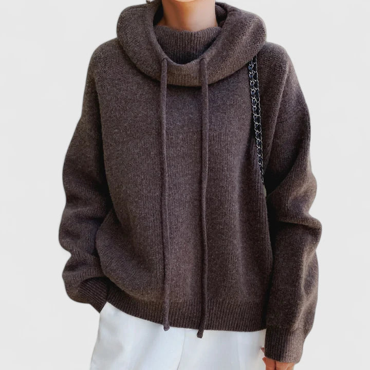 LIZA KNIT HOODIE | COSY ELEGANCE