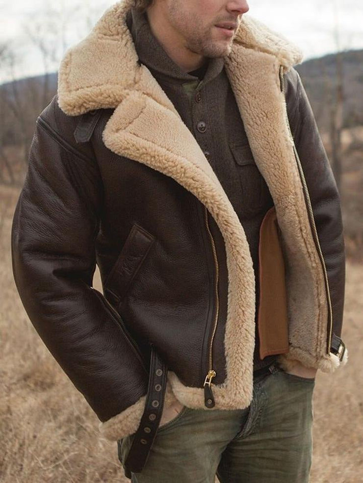 TOM RAF SHEARLING JACKET | BUILT FOR WARMTH