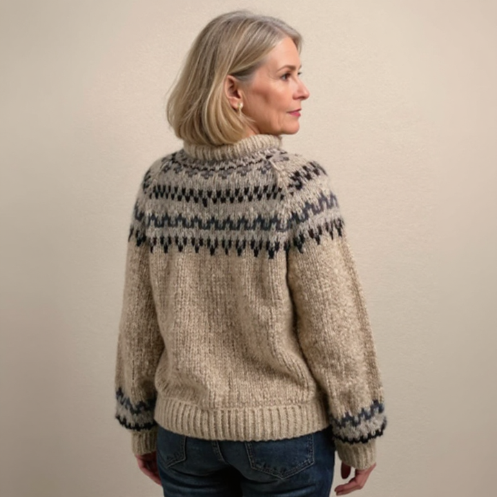 ICELANDIC-STYLE KNIT SWEATER | TIMELESS WARMTH WITH EVERYDAY COMFORT