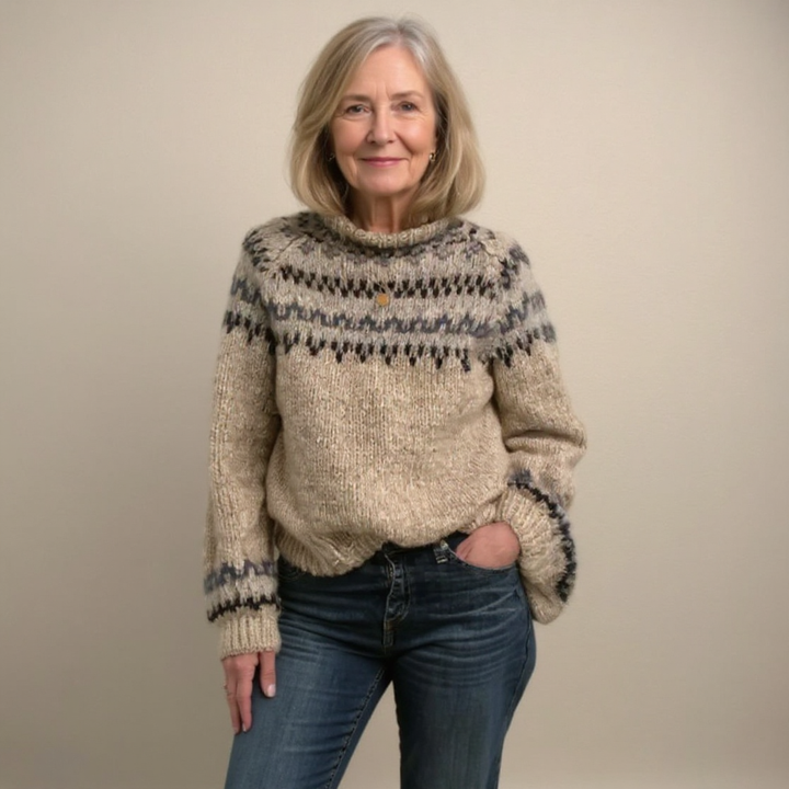 ICELANDIC-STYLE KNIT SWEATER | TIMELESS WARMTH WITH EVERYDAY COMFORT