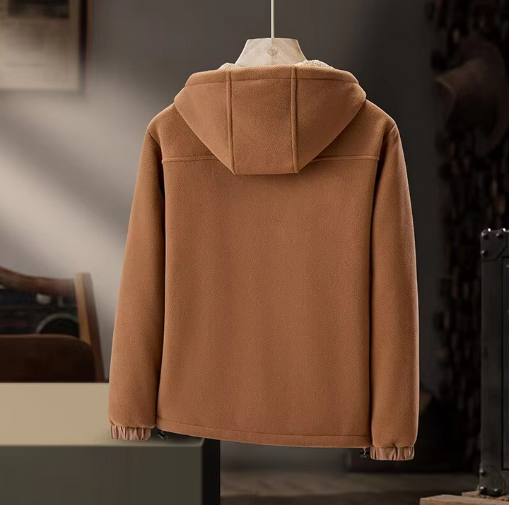 ETHAN HOODED FLEECE JACKET | STYLISH WINTER COMFORT