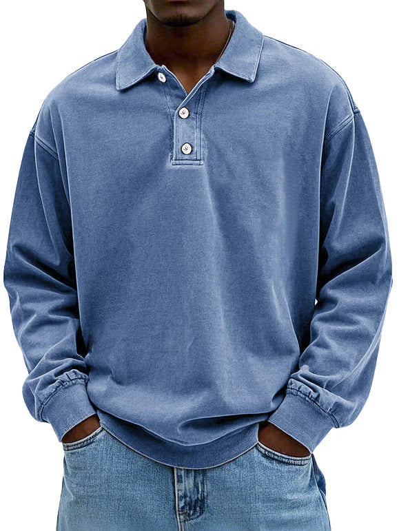 LEE CASUAL POLO SWEATSHIRT | EASY EVERYDAY COMFORT