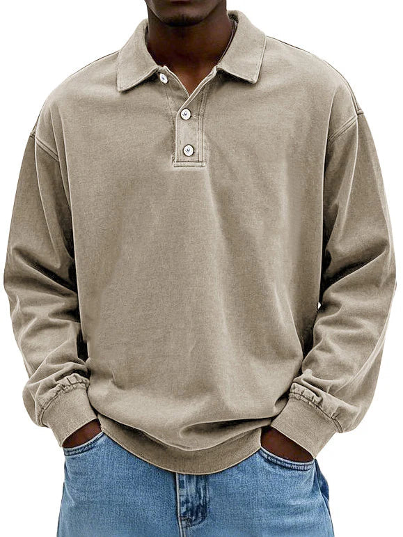 LEE CASUAL POLO SWEATSHIRT | EASY EVERYDAY COMFORT