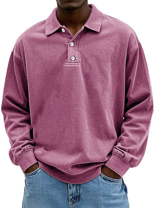 LEE CASUAL POLO SWEATSHIRT | EASY EVERYDAY COMFORT