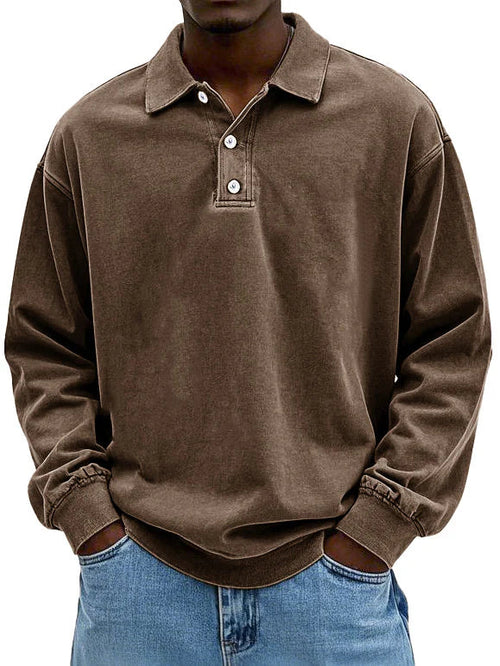 LEE CASUAL POLO SWEATSHIRT | EASY EVERYDAY COMFORT