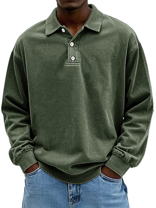 LEE CASUAL POLO SWEATSHIRT | EASY EVERYDAY COMFORT