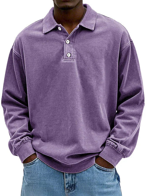 LEE CASUAL POLO SWEATSHIRT | EASY EVERYDAY COMFORT