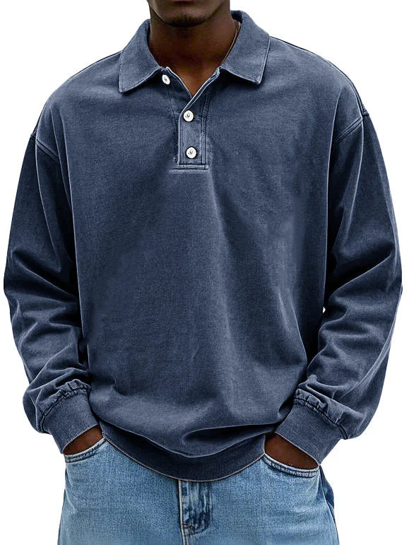 LEE CASUAL POLO SWEATSHIRT | EASY EVERYDAY COMFORT