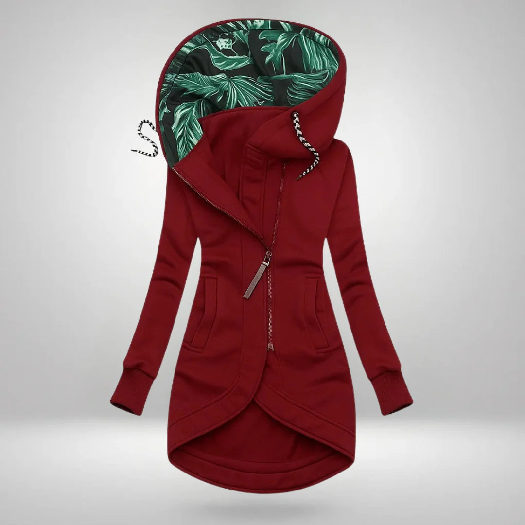 AURORA LONG HOODED COAT | WEATHER-RESISTANT WARMTH WITH STYLE
