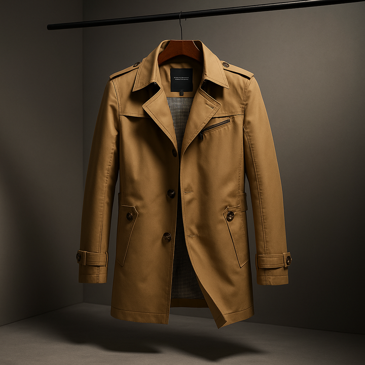 CALVIN CITY TRENCH COAT | STAY DRY, STAY SHARP