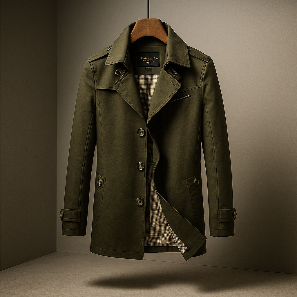 CALVIN CITY TRENCH COAT | STAY DRY, STAY SHARP