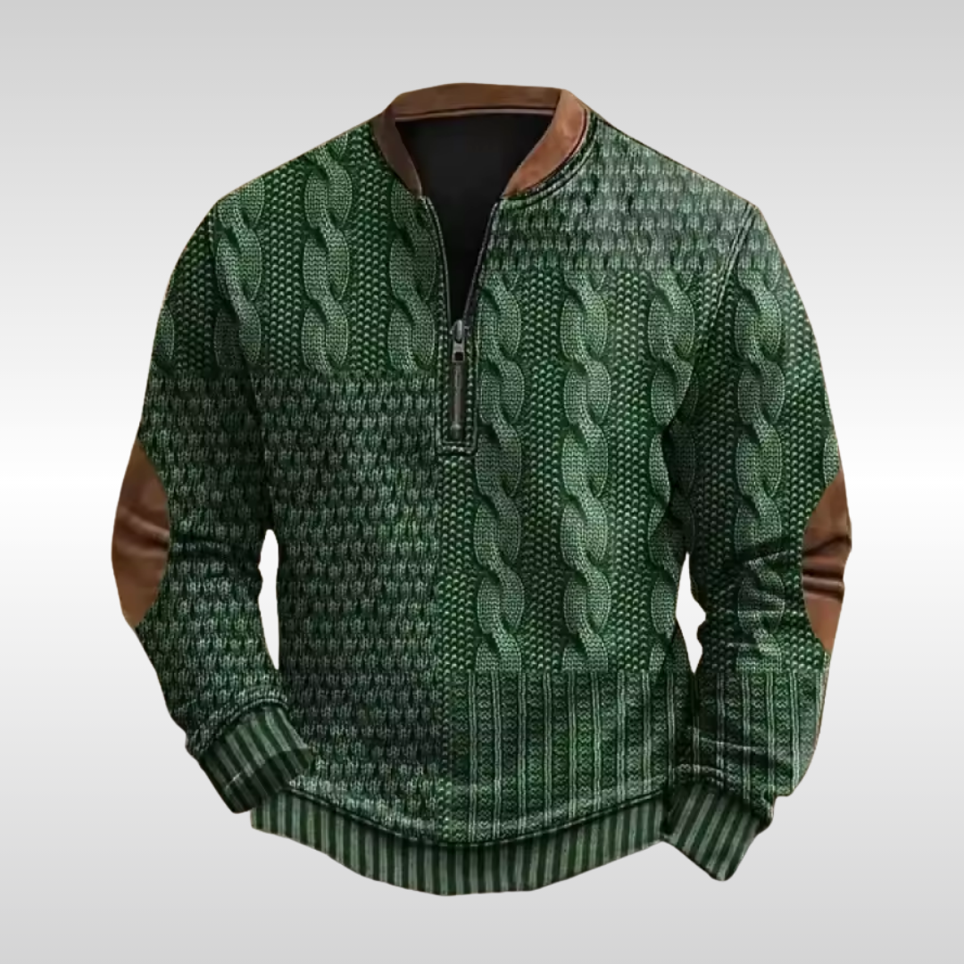 SUTTON TEXTURED HALF-ZIP | LIGHTWEIGHT SUTTON STYLE WITH CHARACTER