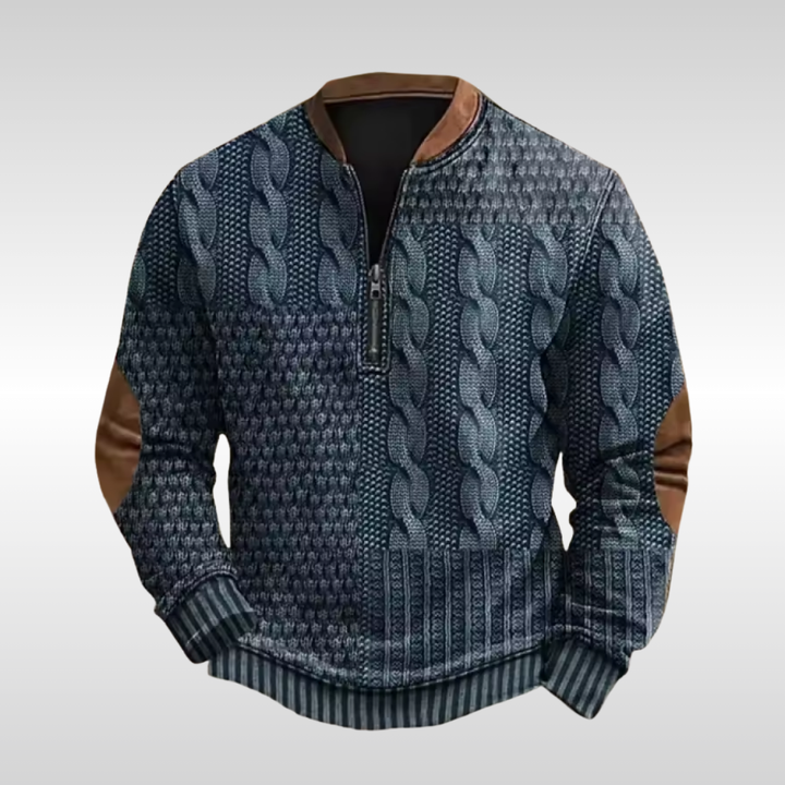 SUTTON TEXTURED HALF-ZIP | LIGHTWEIGHT SUTTON STYLE WITH CHARACTER